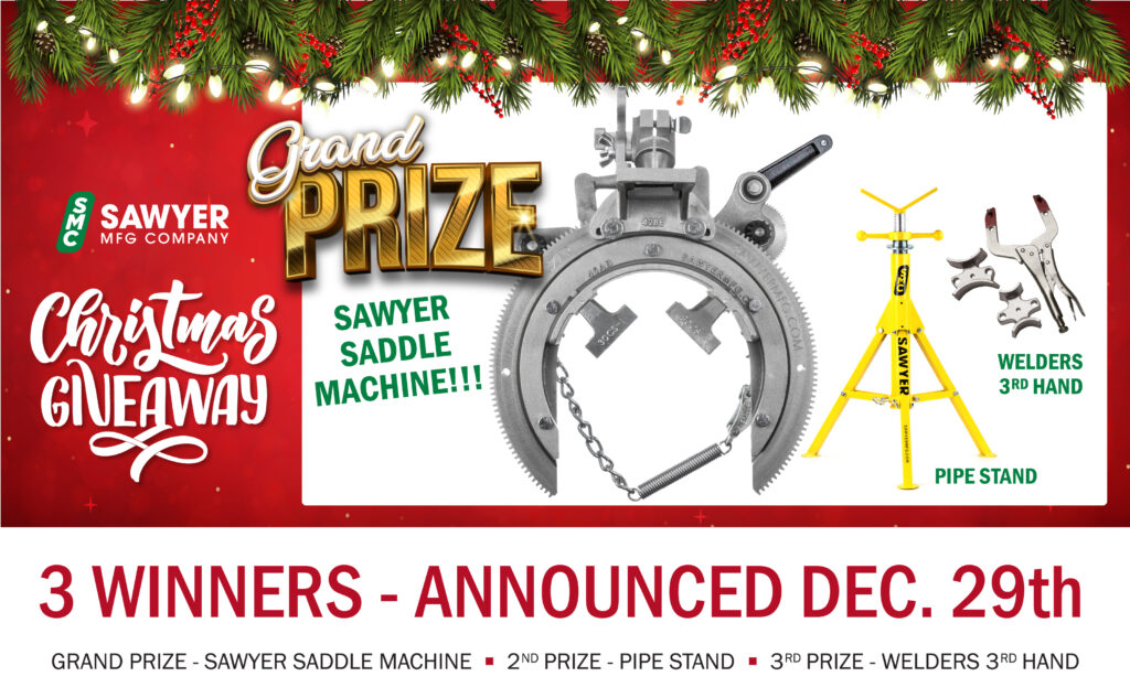 Sawyer Welding Tools Giveaway Graphic